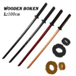 IKENDO.NET- 100cm bokken bokuto Japanese kendo DIY wooden sword wooden katana for kendo kata 650-750g weight (New)