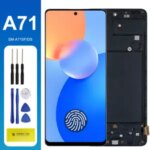 Super AMOLED A71 A715F A715F/DS Display Screen Digitizer with Frame Samsung Galaxy A71 LCD Dispaly Touch Screen Replacement Bangladesh (New)