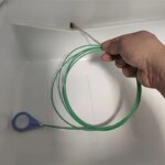 Automobile drainage brush flexible automobile drainage cleaner electric-free window and door drainage unclogging device (New)