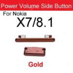 Power Volume Buttons Nokia 51 7 Plus X5 6 61 7 71 X7 8 81 ON OFF Power Volume Side Key Button Up Down Replacement Part (New)