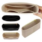 Portable Felt Handbag Insert Bag Black Khaki Storage Organization Internal Bag Purse Liner For Marmont (New)