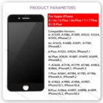 INCELL LCD For iPhone 6 6S Plus 7 Plus 8 Plus LCD Display Touch Screen Digitizer For iPhone SE 2020 LCD Replacement Parts (New)