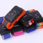 TSA Password Customs Lock Luggage Cross Belt Adjustable Travel Suitcase Band Luggage Suitcase Rope 2M Straps Travel Accessories (New)