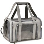 Pet outing portable bag Foldable portable cat bag Large capacity Two small pet outing bags (New)
