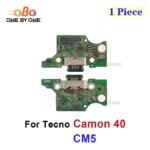 USB Charging Port Board Tecno Camon 40 Pro 40Pro 4G 5G CM5 CM6 CM7 Charger Dock Connector Flex Cable Repair (1PC) (New)