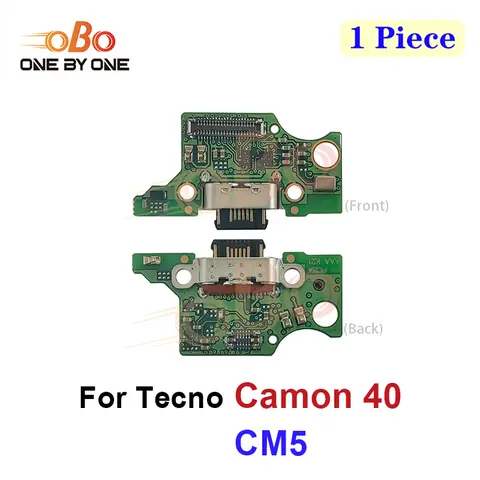 S3b288e25a9764fcbb63a7c60499cb4b5A_480x480q75 USB Charging Port Board Tecno Camon 40 Pro 40Pro 4G 5G CM5 CM6 CM7 Charger Dock Connector Flex Cable Repair (1PC) (New) - Image 1