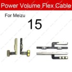 Power Volume Flex Cable Meizu 15 16 16T 16S 16X 16XS 16th Plus U10 U20 ON OFF Power Voulme Button Flex Ribbon Repair Parts (New)