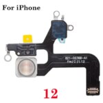 LED Flash Light Sensor Flex Cable Replacement iPhone 11 12 13 14 15 Pro Max Mini Plus Proximity Distance Ambient Repair Part (New)