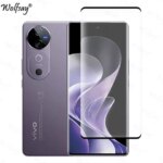 Full Cover Tempered Glass Vivo V40 Screen Protector Vivo V40 V 40 5G Camera Lens Film Glass Vivo V40 Glass 678 inch (New)
