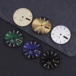 1PC 3cm Vintage Watch Dial DIY Parts 3 A Dual Calendar Literal Men's Watch Accessories 46941 46943 Movement (New)
