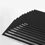 Black PP Board Plastic Hard Board Environmentally Friendly Acid And Alkali Resistant Board Thickness 3/4/5/6/8/10/12/15/20mm (New)