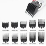 10pcs Universal Guards Hair Cutting Combs Professional Hair Trimmer Machine Barber Accessories Trimmer Limit Combs 15-25mm (New)