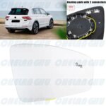 Right Side Heated Blind Spot Rearview Mirror Glass 5NN857522A for VW Tiguan LHD 2018 2019 2020 2021 2022 2023 Car accessories (New)