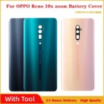 AAA Back Glass Housing Door Rear Cover OPPO Reno 10X ZOOM Back Battery Case CPH1919 Phone Shell Lid + Adhesive With Logo (New)