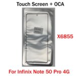 Infinix Note 7 8 10 11 11s 12 30 30i 40 40X 50 50x Pro Plus Lite VIP G96 Touch Screen Front Outer Glass + OCA (New)