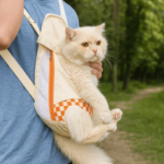 Portable Hands Free Pet Chest Bag Comfortable Soft Cat Carrier Bag Breathable Adjustable Straps Cat Outgoing Bag Travel (New)