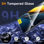 Xiaomi POCO X6 Pro Screen Protector Tempered Glass Crystal Mica 9H HD Clear Transparent Anti Scratch (New)