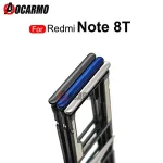 BackShell Sim Tray Grey Blue White Xiaomi Redmi Note 8T SIM Card Tray Slot Holder Adapter Socket Replacement Parts Bangladesh (New)