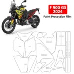 PPF Motorcycle Paint Protection Fairing Protection Clear Anti-scratch Film TPU Accessories For BMW F900GS F900 GS F 900 GS 2024 (New)