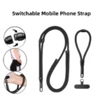 3-in-1 Switchable Mobile Phone Lanyard Adjustable Length Universal Mobile Phone Case Strap (New)
