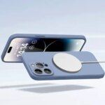 Original Liquid Silicone Magsafe Wireless Charge Magnetic Case iPhone 15 14 Plus 13 12 11 Pro X XR XS Max 7 8 Soft Cover (New)
