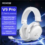 MCHOSE V9 Pro Gaming Headphones 2.4G BT5.3 Wireless BT5.3 Headset 7.1 FPS Surround Sound Earphones With Noise Reduction Mic (New)