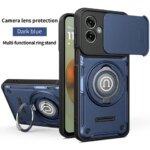 Tecno Spark Go 2 Case Tecno Pop 10 4G Cover Magnetic Armor Shockproof Ring Holder Case Magsafe Wireless Charge Cover (New)