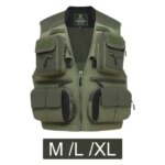 Sleeveless Jacket Waistcoat Breathable Summer Work Fishing Vest for Hiking (New)