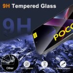 Screen Protector Poco X7 Pro Tempered Glass Transparent Clear Anti Scratch (New)