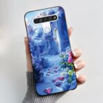Casing LG K61 Q61 Soft Case LM-Q630N LM-Q630 Aesthetic Fashion Cute Cat Cartoon Phone Back Cover Shockproof Silicone Bumper (New)