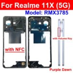 Middle Frame Realme 11 11X 5G RMX3751 RMX3780 Middle Housing Cover Holder Bezel Replacement Repair Parts (New)