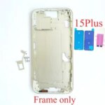 iPhone 15 Plus Middle Frame Bezel Housing Side Button Chassis Repair Replacement Parts Bangladesh (New)
