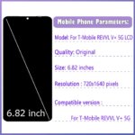 682 T-Mobile REVVL V+ 5G LCD Display Touch Screen T-Mobile REVVL V Plus 5G Display Digitizer Assembly Replacement (New)