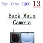 Front Rear Camera Module For Vivo iQOO 13 V2408A Selfie Small Back Facing Main Camera Flex Cable Reapir Spare Parts (New)