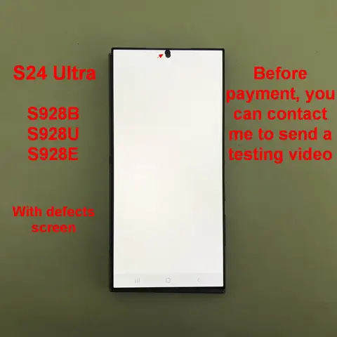 S3f3d89d17881469e80139232d72b8d446_480x480q75 6.8' Super AMOLED For Samsung Galaxy S24 Ultra 5G S928B S928U S928E LCD Display Touch Screen Digitizer With Defects Screen (New) - Image 1