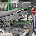 Fit For CFMOTO 800-MTX 800MTX 2024-2026 Motorcycle Rear Luggage Rack Cargo Side Panniers Rack Luggage Saddlebag Carrier Brackets (New)