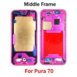 Middle Frame Huawei Pura 70 70 Pro 70 Pro Plus Ultra LCD Front Frame Housing Bezel With Side Button (New)
