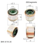 37.5*14*25*28P Bhy-4110-28 Is Suitable for Bosch Gsh 11E Electric Hammer Commutator and Is Universally Compatible with the Same Dimensions (New)
