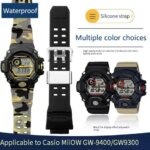 For Casio G-SHOCK RANGEMAN GW-9400 9300 Camouflage Resin Rubber TPU Band Men Sport Waterproof Bracelet Watch Accessories (New)