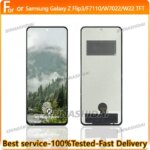 Tested TFT Display Samsung Galaxy Z Flip 3 LCD Display Touch Panel Digitizer Vergadering Voor F7110 W022 W22 Display (New)