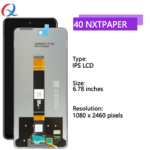 New Mobile Phone LCDs TCL 40 NXTPAPER LCD Pantalla TCL 40 NxtPaper Screen Replacement TCL 40 NXTPAPER Display (New)