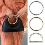 1PC Acrylic D Round Shape Purse Sewing Frame DIY Bag Handles For Bag Making Purse Handles Replacement Crochet Bag Handles (New)