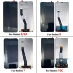 BackShell Tested Replacement Screen Display Xiaomi Redmi 7 8 8A 9 10C K30s 9A 9C LCD Display Touch Screen Digitizer Assembly Bangladesh (New)
