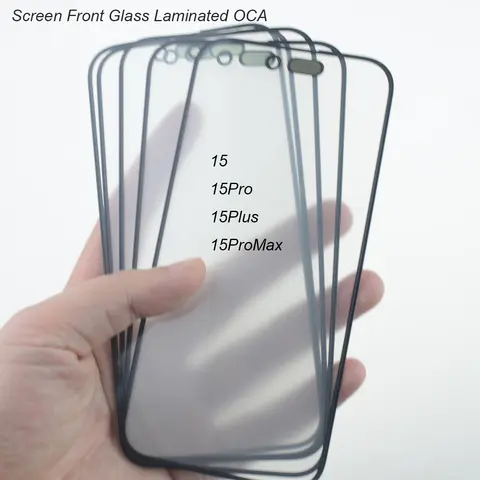 S40965e9dec7140028cf5343996ac8b9dE_480x480q75 5Pcs Screen Front Outer Glass+OCA for iPhone Air 17 Pro Max 12 13 14 15 16 Pro Max Plus Screen Touch Panel Glass Hollow Lamina (New) - Image 1