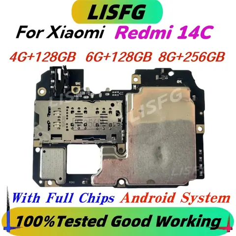 S40ae7b409fcb4f588d37da080684fd9el_480x480q75 100% Original Unlocked Mainboards For Xiaomi Redmi 14C Motherboard Main Circuits Board ROM 128GB 256GB (New) - Image 1