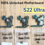 Unlocked For Samsung Galaxy 5G S22 Plus S901U S901B S906U S906B Motherboard Clean Google Lock S22 Ultra S908B S908U Logic Board (New)