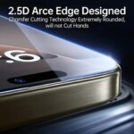 3Pcs 9D Full Coverage Tempered Glass Screen Protector IPhone 17 16 Pro Max 14 15 Plus 11 Pro 13 12 Mini X XR Glass (New)