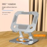 360° Rotatable Tablet St Adjustable Foldable Desktop St Holder Compatible 47-12 Inch Ipad Pro Air Min Laptop Tablet (New)