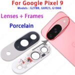 Front Rear Back Camera Google Pixel 9 Main Facing Camera Module Flex Cable Glass Lenses Frames Replacement Spare Parts (New)