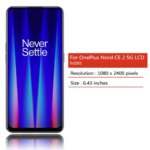 643New AMOLED OnePlus Nord CE 2 5G LCD Screen Display+Touch Panel Digitizer OnePlus Nord CE2 5G IV2201 Display (New)